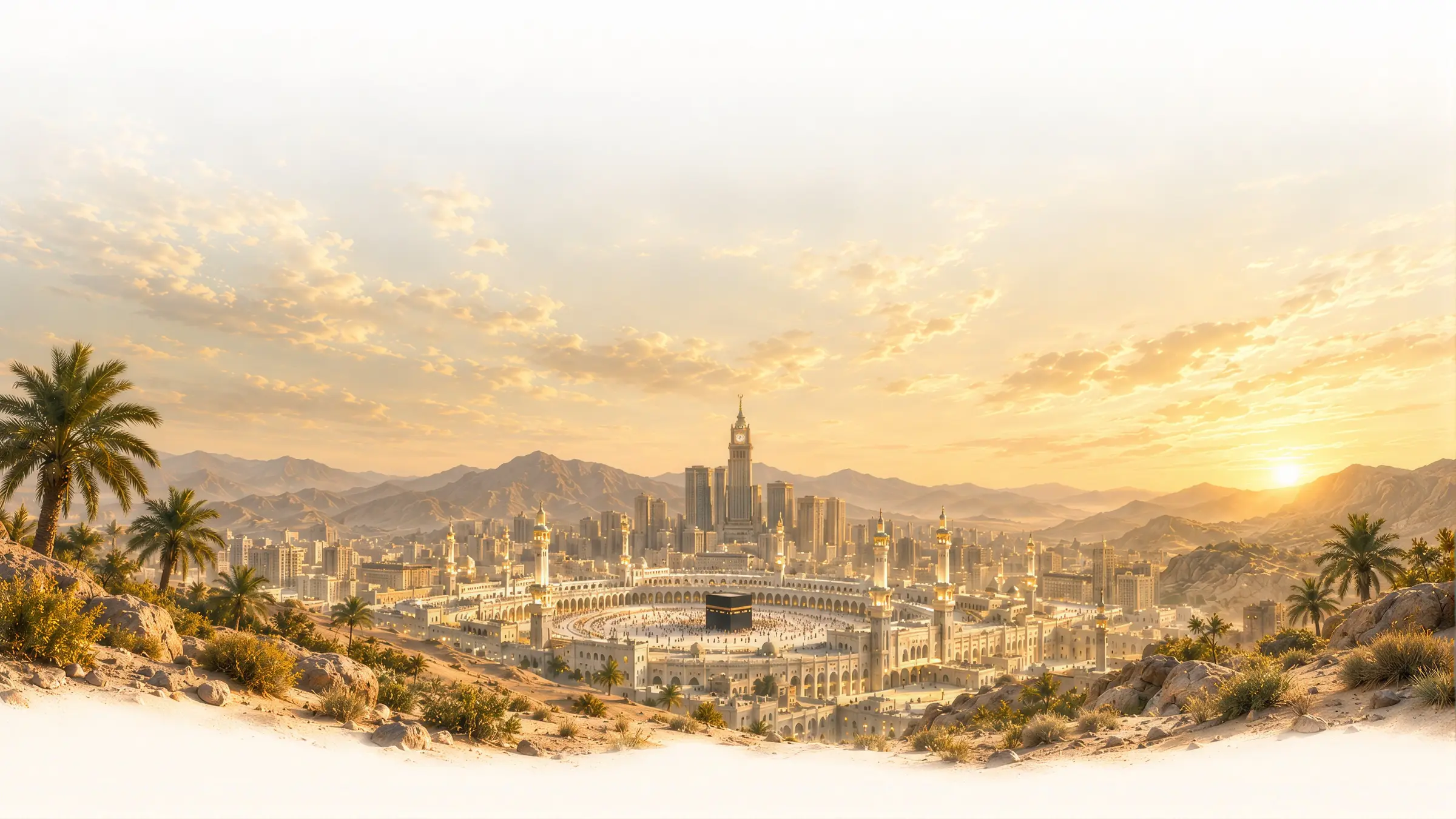Kota Makkah saat senja